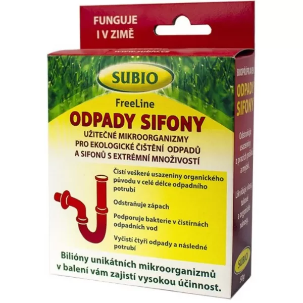 SUBIO odpady sifony
