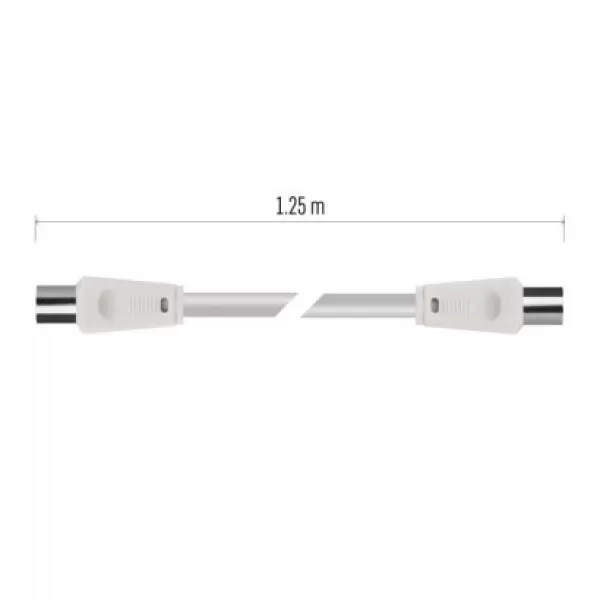 EMOS Kabel anténní koax.1,25m S30100