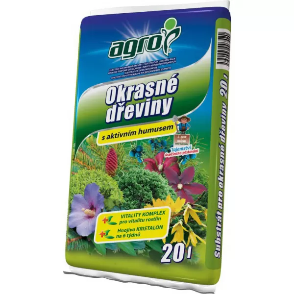 AGRO Substrát pro okrasné dřeviny 20 l
