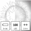EMOS 100LED NANO CLUSTER BO CW - svět. řetěz
