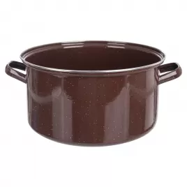Kastrol smalt BROWN Lem 19 l