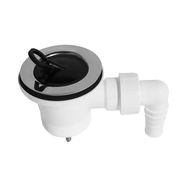 ALCA PLAST A31P výpusť umyvadlová 6/4" s nerez mřížkou 63mm a přípojkou