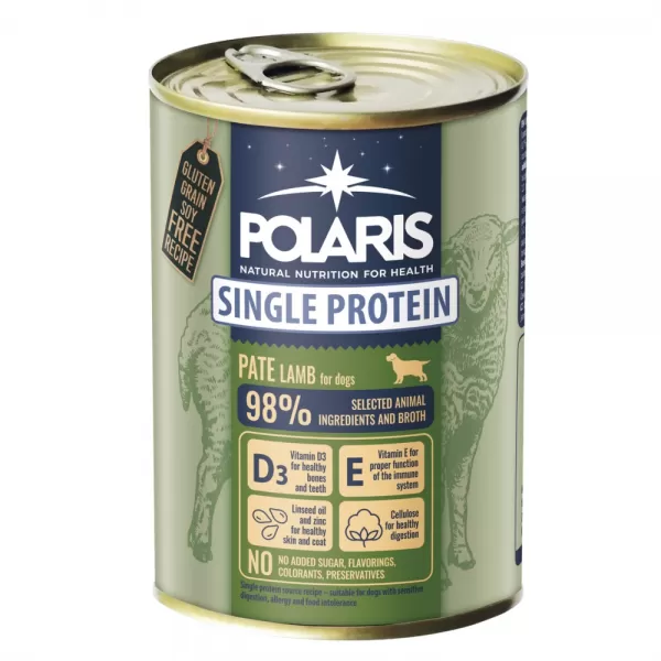 JUKO Polaris Single Protein paté pro psy - Jehněčí konzerva 400g