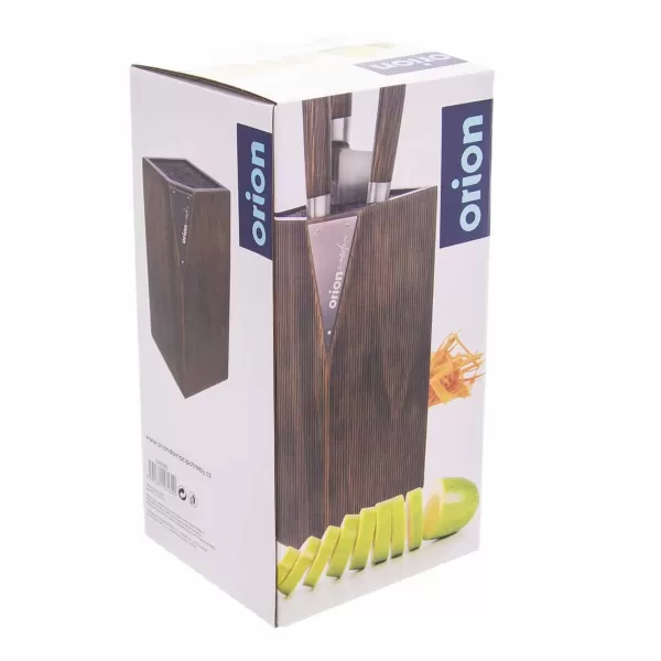 Stojan na nože dřevo štětiny WOODEN