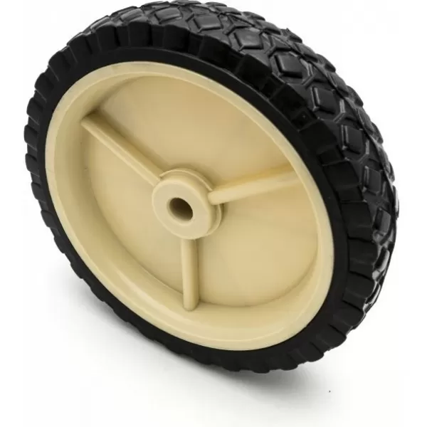 ADOBY Kolečko plné d200/d12/50kg, plastový disk, černý kaučuk, kluzné ložisko