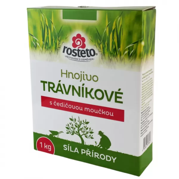 Hnojivo Rosteto s čedičovou moučkou-trávníkové 1kg