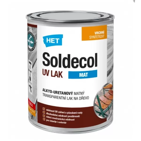 HET SOLDECOL UV LAK mat 0,75l