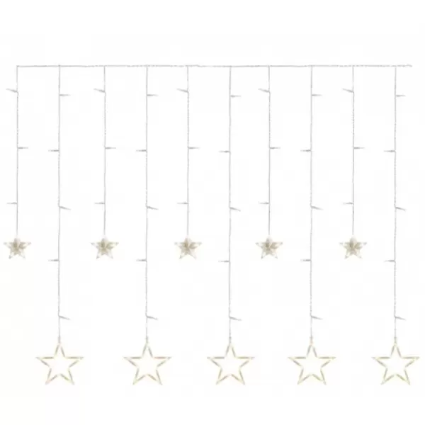 EMOS 115LED CURTAIN STARS WW (DCGW12)