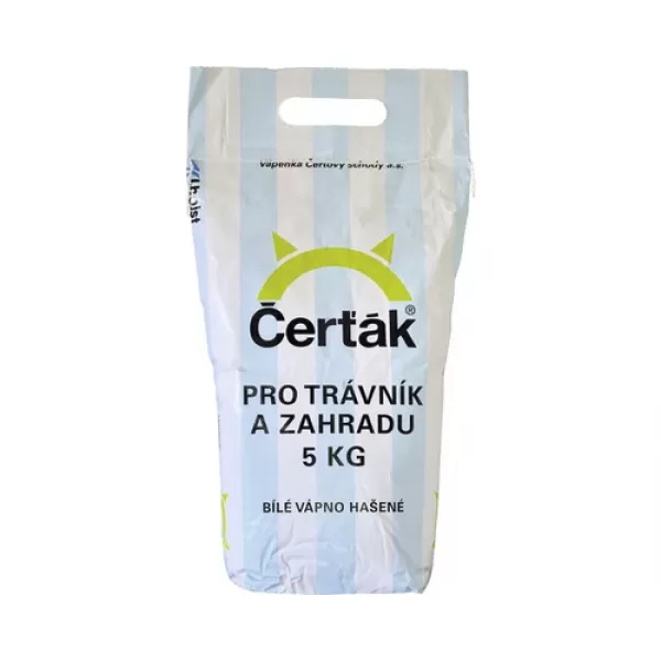 Čerťák hašené vápno pro zahradu 5 Kg