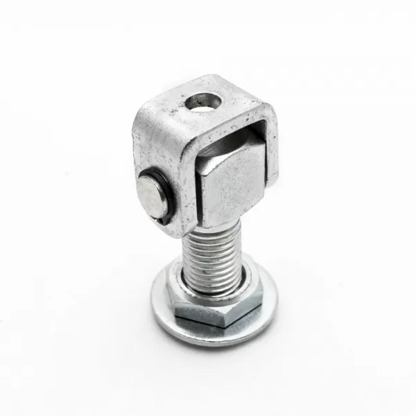 ADOBY Závěs stavitelný ZRS16b k přivaření 44mm M16 bílý zinek