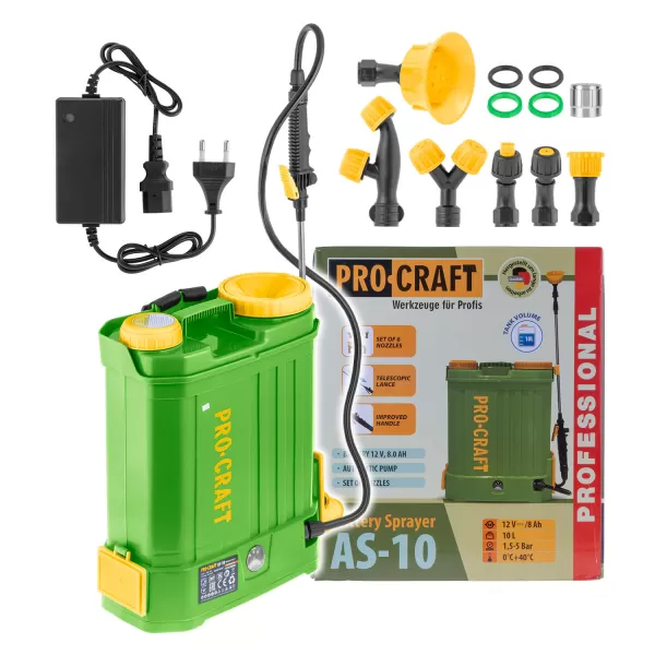 PROCRAFT Aku postřikovač AS-10