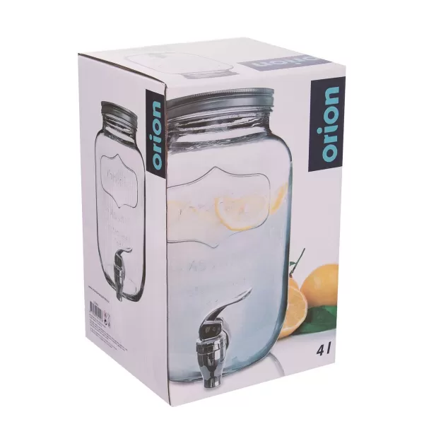 Láhev sklo/UH kohoutek 4 l