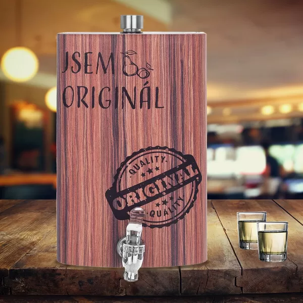 Láhev kapesní nerez Jsem originál maxi 1,7 l