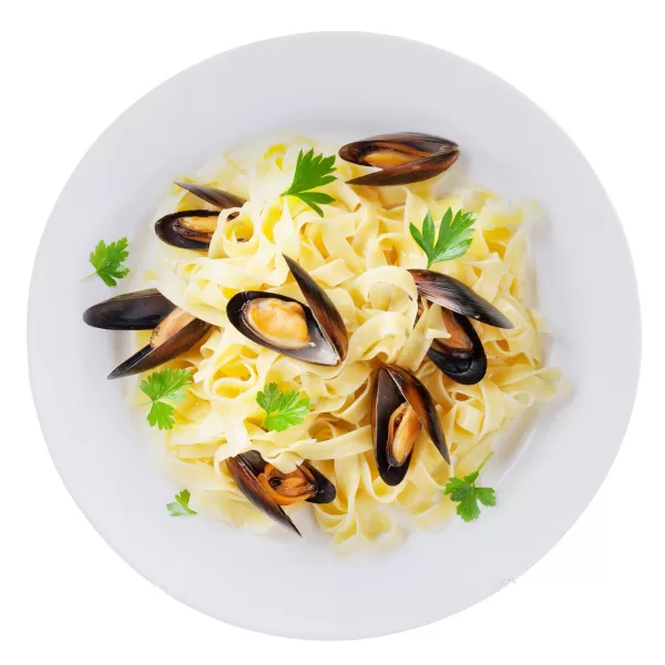 Talíř opál. sklo hlub. Grangusto pasta LUNA pr. 29 cm