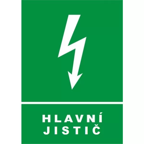 Tabulka bezpečnostní-Hlavní jistič
