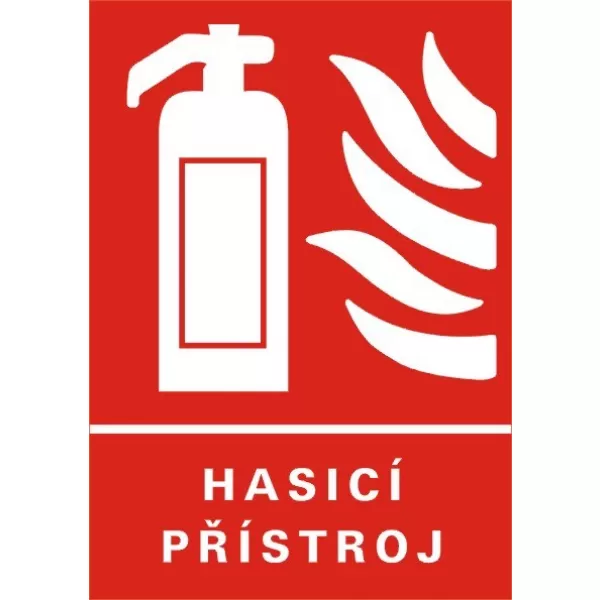 Tabulka bezpečnostní - Hasící přístroj 12517