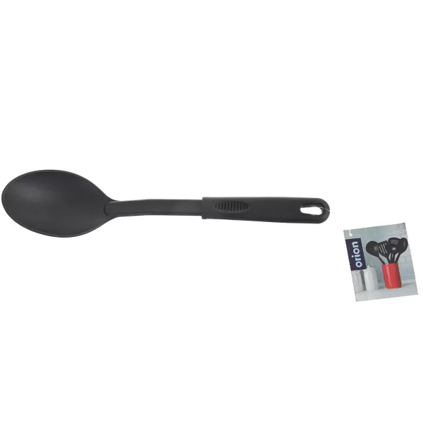 Naběračka lžíce termoplast PBT plná BLACKLINE 31x6,5 cm