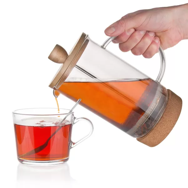 Konvice borosil. sklo/bambus french press Cork 1 l