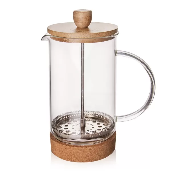 Konvice borosil. sklo/bambus french press Cork 1 l