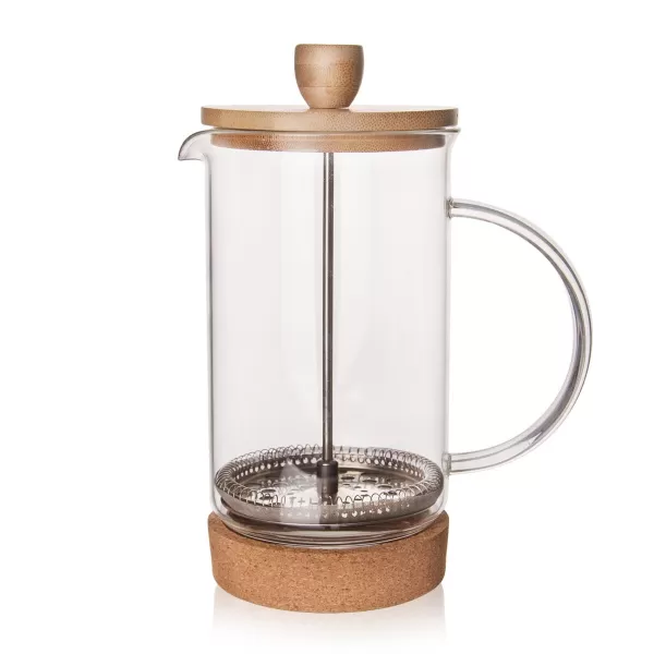 Konvice borosil. sklo/bambus french press Cork 0,75 l