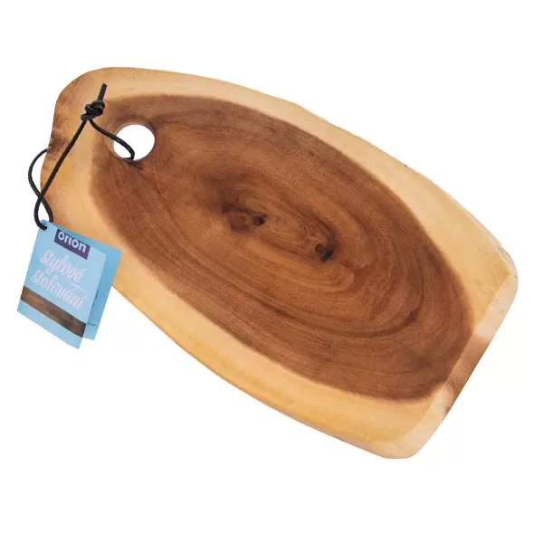 Prkénko akácie krájecí/serv. d. cca 34 cm
