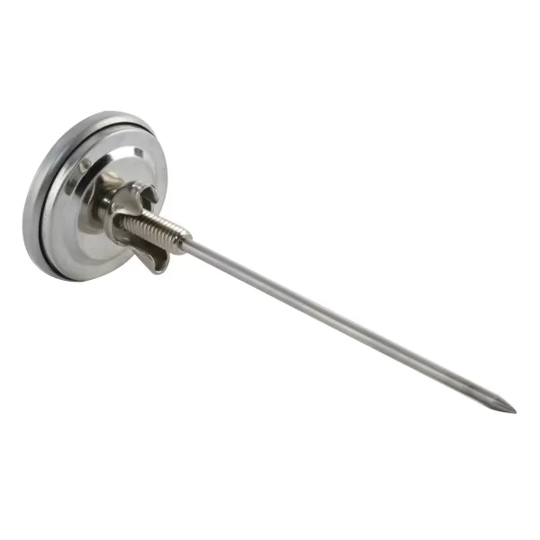 Teploměr kuch. nerez/sklo do udírny 16 cm
