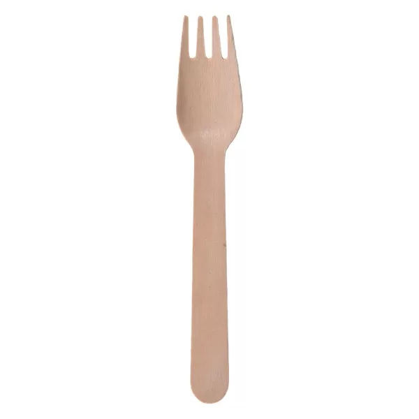 Vidlička dřevo TURA 15,5 cm 20 ks