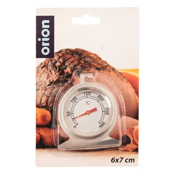 Teploměr kuch. nerez/sklo do trouby pr. 6 cm