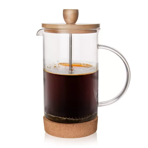 Konvice borosil. sklo/bambus french press Cork 1 l
