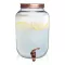 Láhev sklo/kov kohoutek 8,8 l