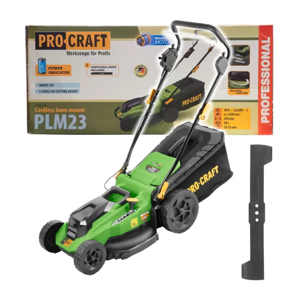 PROCRAFT Aku sekačka PLM23bb (bez baterie a nabíječky)