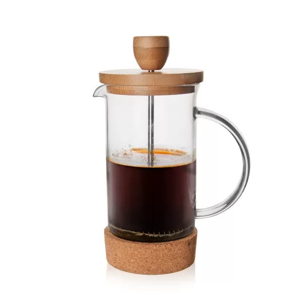 Konvice borosil. sklo/bambus french press Cork 0,4 l