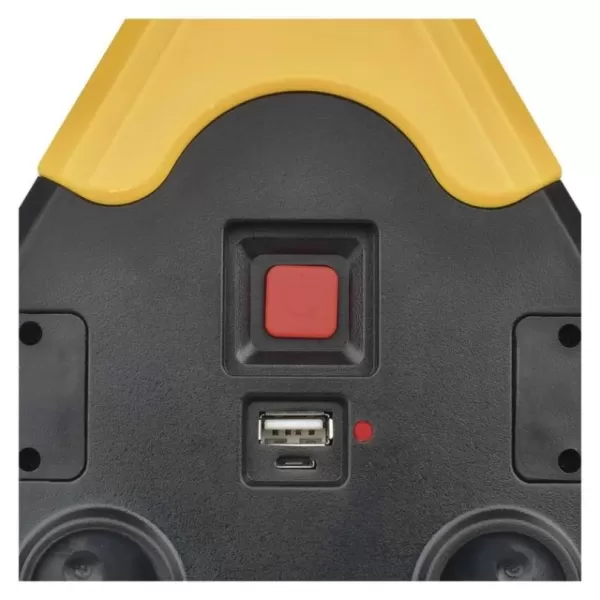 EMOS COB LED + ČER.LED nabíjecí varovný trojúhelník P4010
