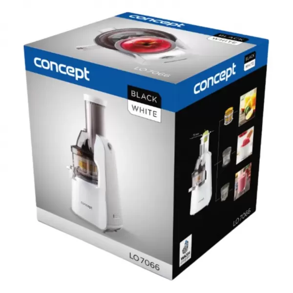 CONCEPT LO7066 Odšťavňovač šnekový 240W WHITE