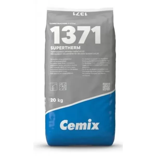 CEMIX 1371 SUPERTHERM malta zakládací 20Kg (48ks)
