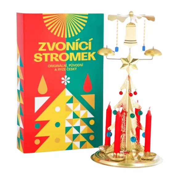 Stromek zvonící - zlatý