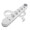EMOS PRODLUŽKA 5Z 3M S VYP. 1,5MM + USB A+C FAST CHARGING P1513PD
