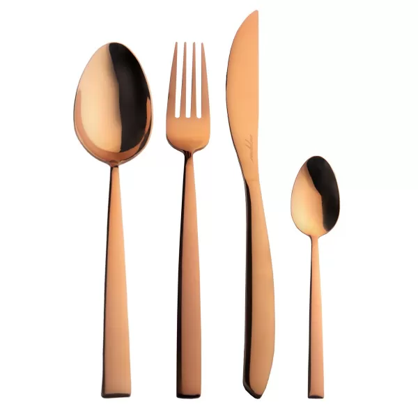 Příbory nerez Copper 24 ks