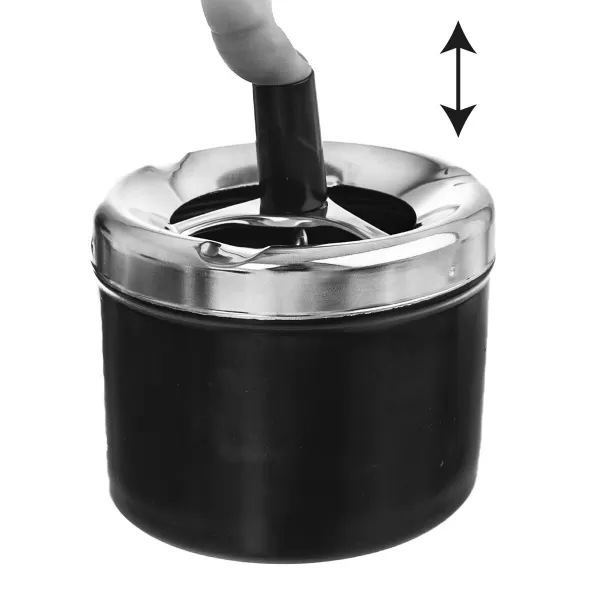 Popelník kov/UH Push pr. 9 cm