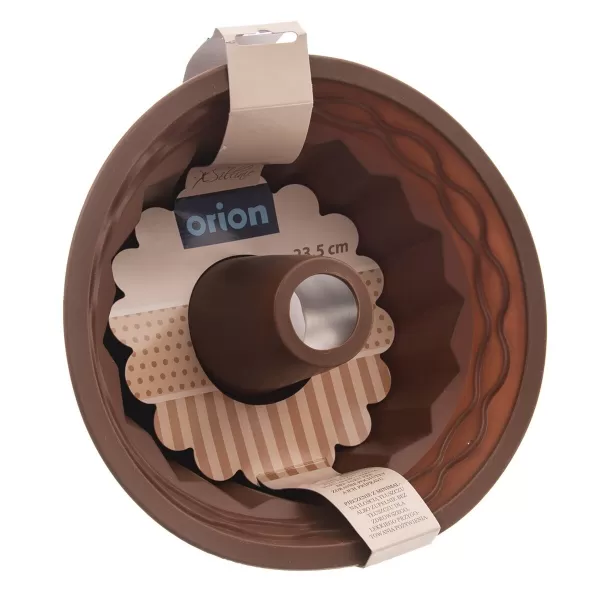 Forma silikon bábovka pr. 23,5 cm hnědá