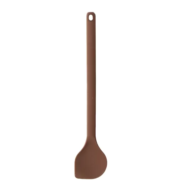 Vařečka silikon hranatá 28 cm hnědá