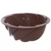 Forma silikon bábovka flower pr. 23,5 cm hnědá
