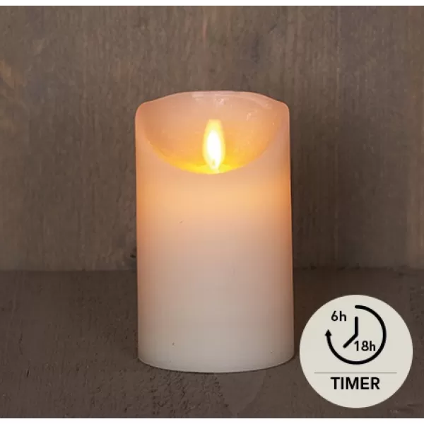 NIPEKO Svíce 13cm sl. kost LED plápolající