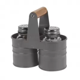 Kořenka sklo/kov se stojanem 2 ks