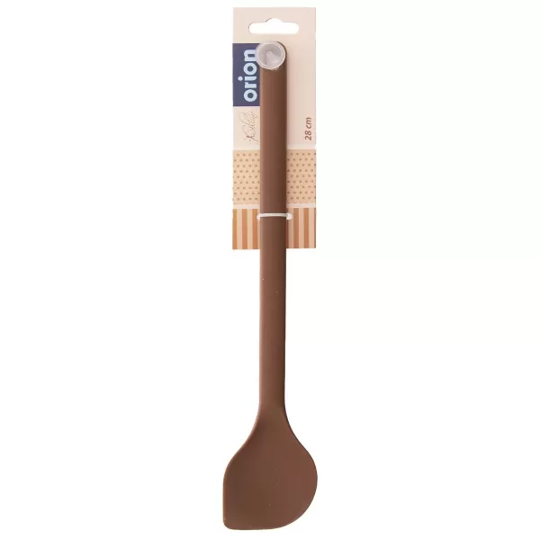 Vařečka silikon hranatá 28 cm hnědá