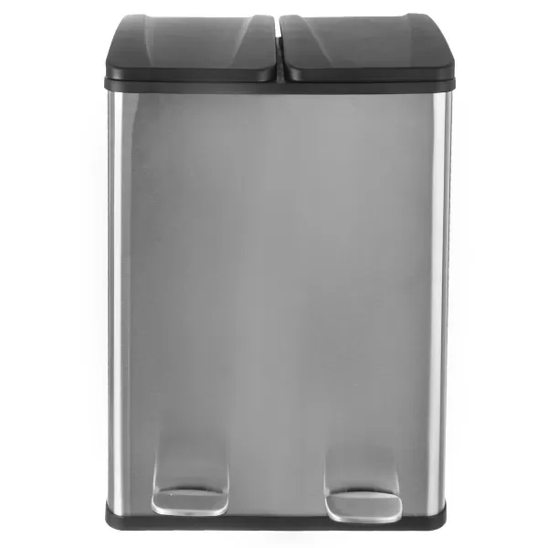 Koš odp. nerez/UH Duo 2x30 l