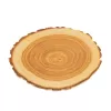 Podtácek papír WOODEN pr. 10 cm 10 ks
