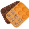 Forma silikon muffiny 12 hnědá