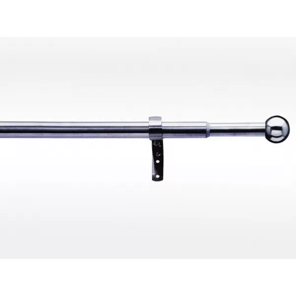 Záclonová souprava roztažitelná KOULE 16/19mm, 200-350cm, ušl.ocel, bez kroužků