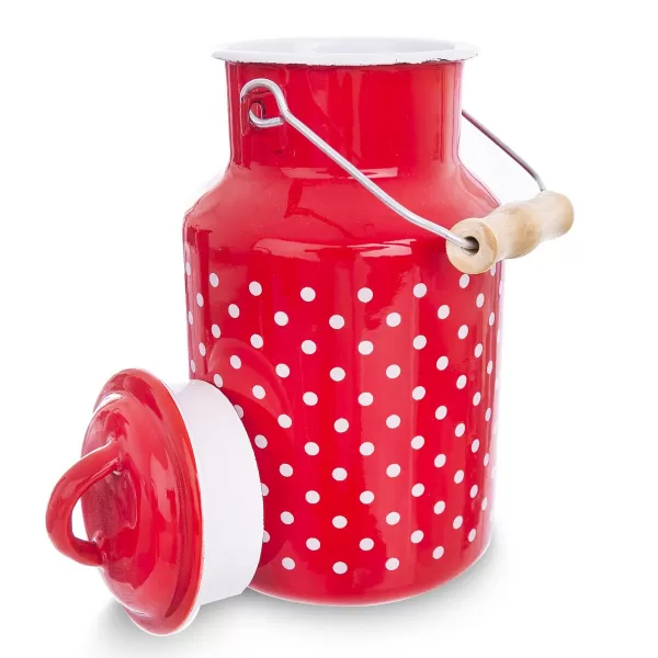 Konvice na mléko smalt TEČKA 2l